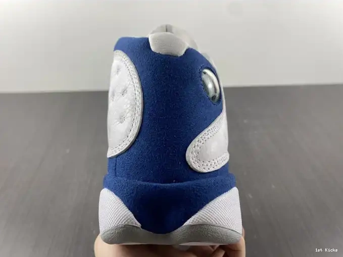 1st Kicks Shoes French 414571-164 Jordan 13 Blue Air 0614